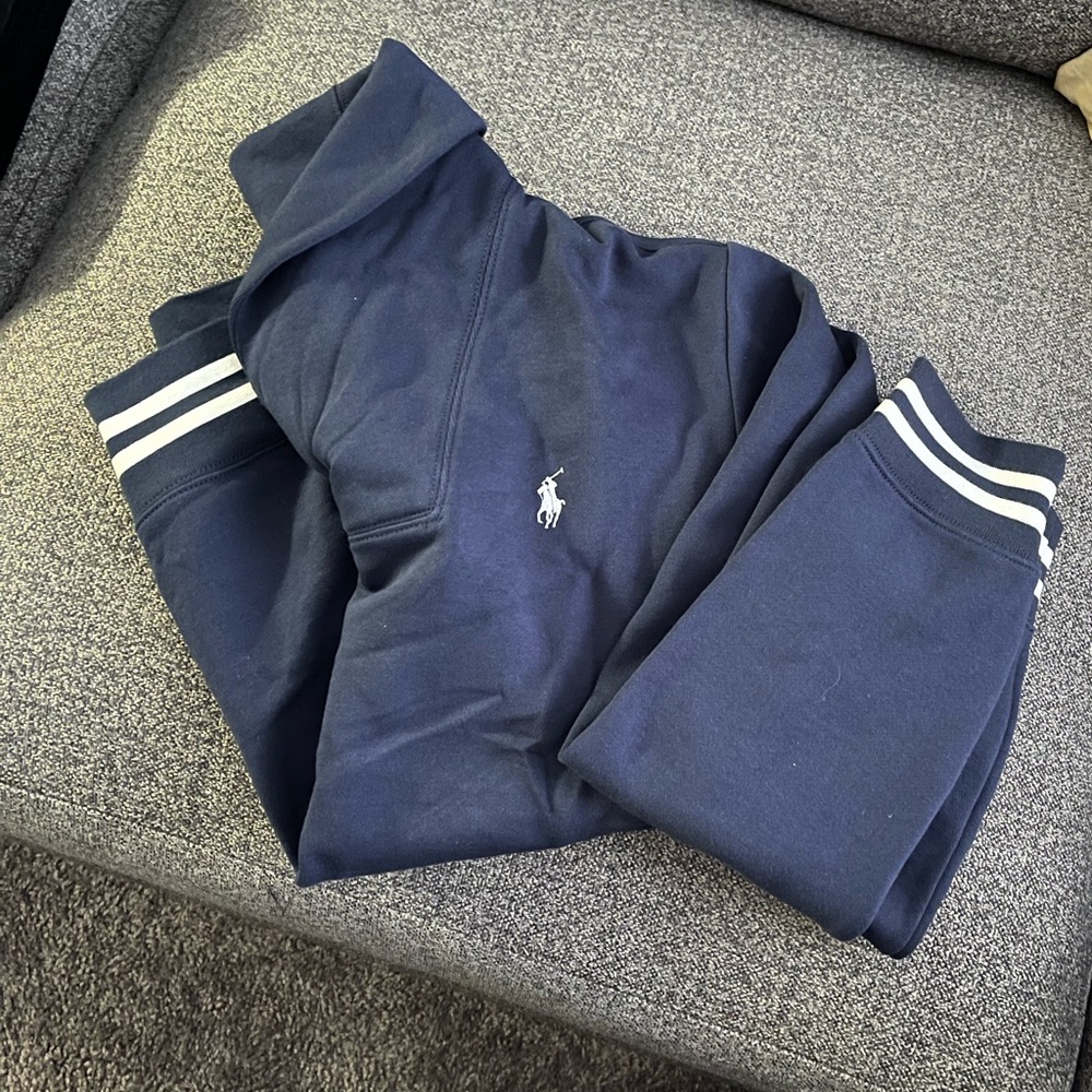 Navy Blue Long Sleeve Pullover